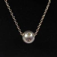 Diamond ball in 18ct $480.00