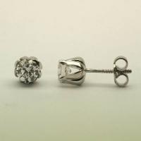 18ct WG 0.50ct each